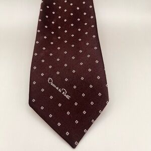 Vtg Oscar de la Renta tie
